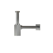 Sifone quadrato per lavabo RubiFlux serie Aria €“ Acciaio Satinato 316L by CeramicStore | Lo specialista del tuo bagno