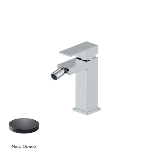 Miscelatore monocomando bidet con scarico RubiFlux serie Rose - Nero Opaco by CeramicStore | Lo specialista del tuo bagno