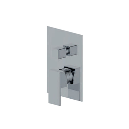 Miscelatore monocomando da incasso per doccia con deviatore RubiFlux serie Rose - Cromo by CeramicStore | Lo specialista del tuo bagno