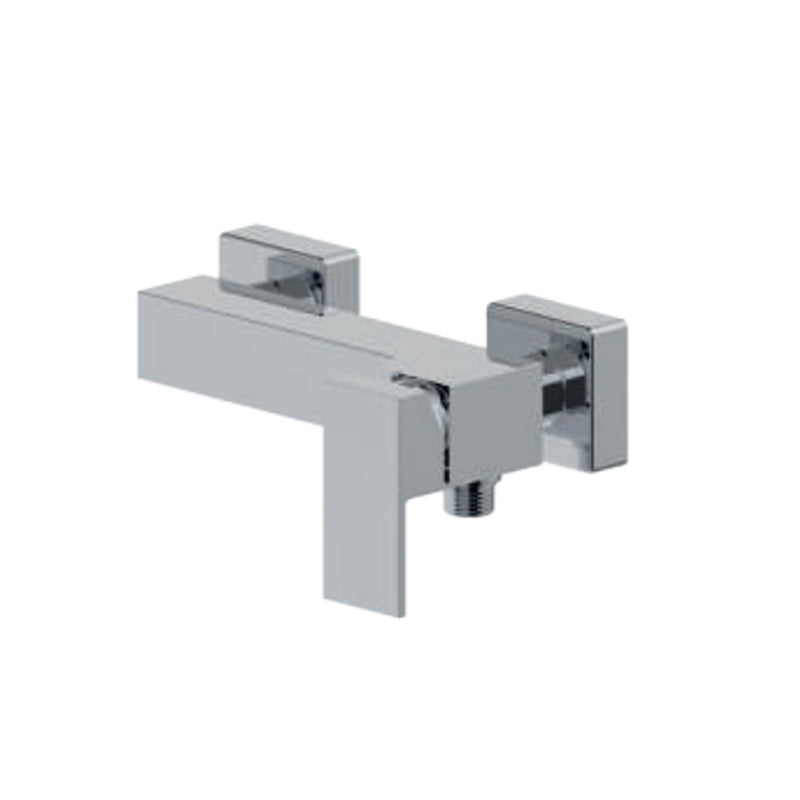 Miscelatore monocomando esterno per doccia RubiFlux serie Rose - Cromo by CeramicStore | Lo specialista del tuo bagno