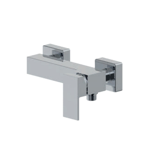 Miscelatore monocomando esterno per doccia RubiFlux serie Rose - Cromo by CeramicStore | Lo specialista del tuo bagno