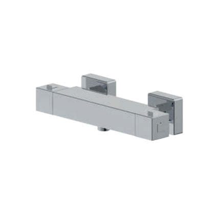 Miscelatore monocomando esterno termostatico per doccia RubiFlux serie Rose - Cromato by CeramicStore | Lo specialista del tuo bagno