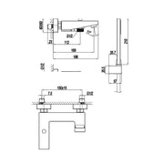 Miscelatore monocomando esterno per vasca con kit doccino RubiFlux serie Rose - Cromo by CeramicStore | Lo specialista del tuo bagno