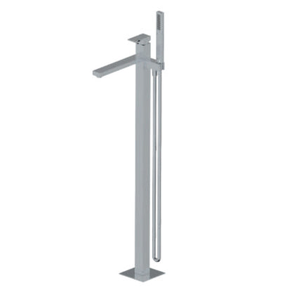 Miscelatore monocomando per vasca centro stanza con kit doccino RubiFlux serie Rose - Cromo by CeramicStore | Lo specialista del tuo bagno