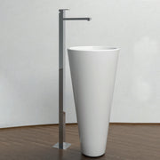 Miscelatore monocomando lavabo freestanding RubiFlux serie Rose - Nero Opaco by CeramicStore | Lo specialista del tuo bagno