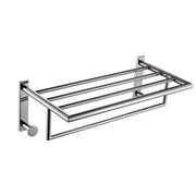 Mensola porta asciugamani L. 50 cm in Acciaio Inox AISI 304 Gedy serie Project - Lucido by CeramicStore | Lo specialista del tuo bagno
