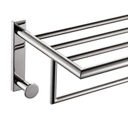Mensola porta asciugamani L. 50 cm in Acciaio Inox AISI 304 Gedy serie Project - Lucido by CeramicStore | Lo specialista del tuo bagno