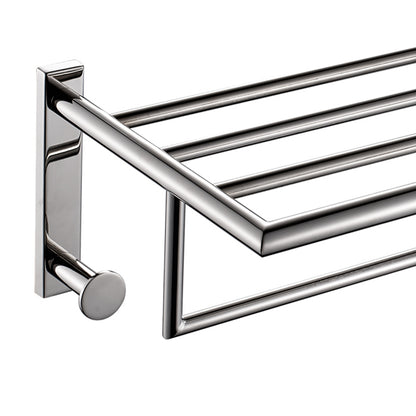Mensola porta asciugamani L. 50 cm in Acciaio Inox AISI 304 Gedy serie Project - Lucido by CeramicStore | Lo specialista del tuo bagno