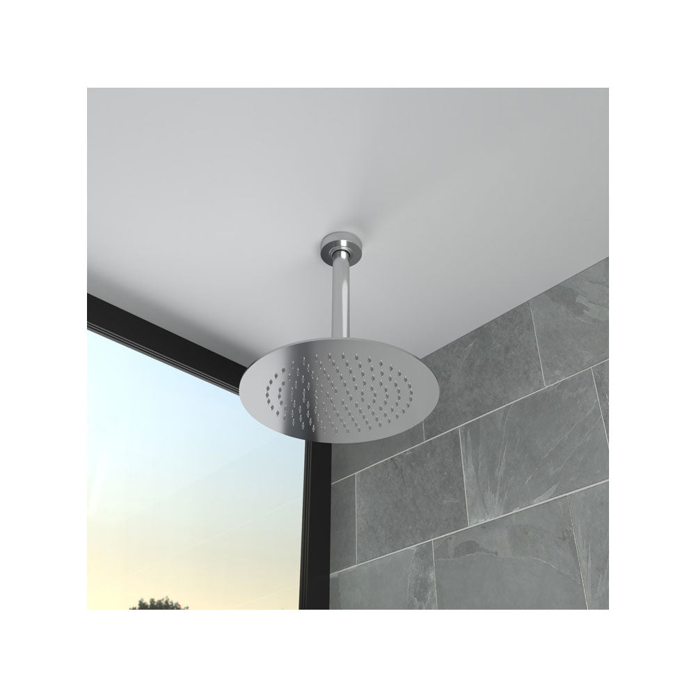 Soffione doccia rotondo ultrapiatto in acciaio inox by GME - Cromato - à˜25 cm by CeramicStore | Lo specialista del tuo bagno