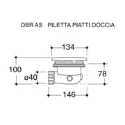 Piletta di scarico Sifonata con copertura in ceramica Ceramica Globo by CeramicStore | Lo specialista del tuo bagno
