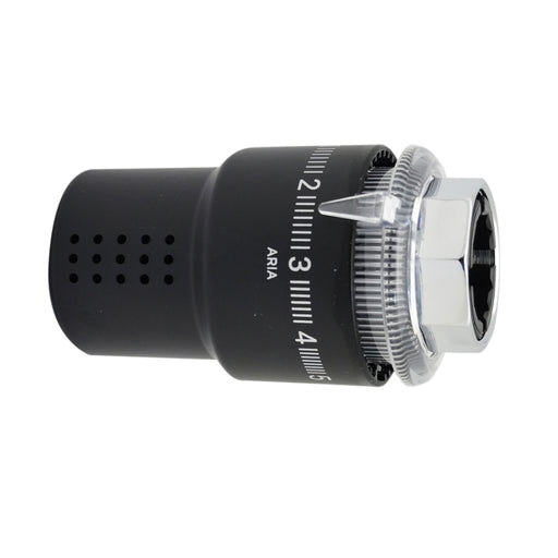 Testina termostatica aria con sensore liquido per valvola Ovus Nero Opaco by CeramicStore | Lo specialista del tuo bagno