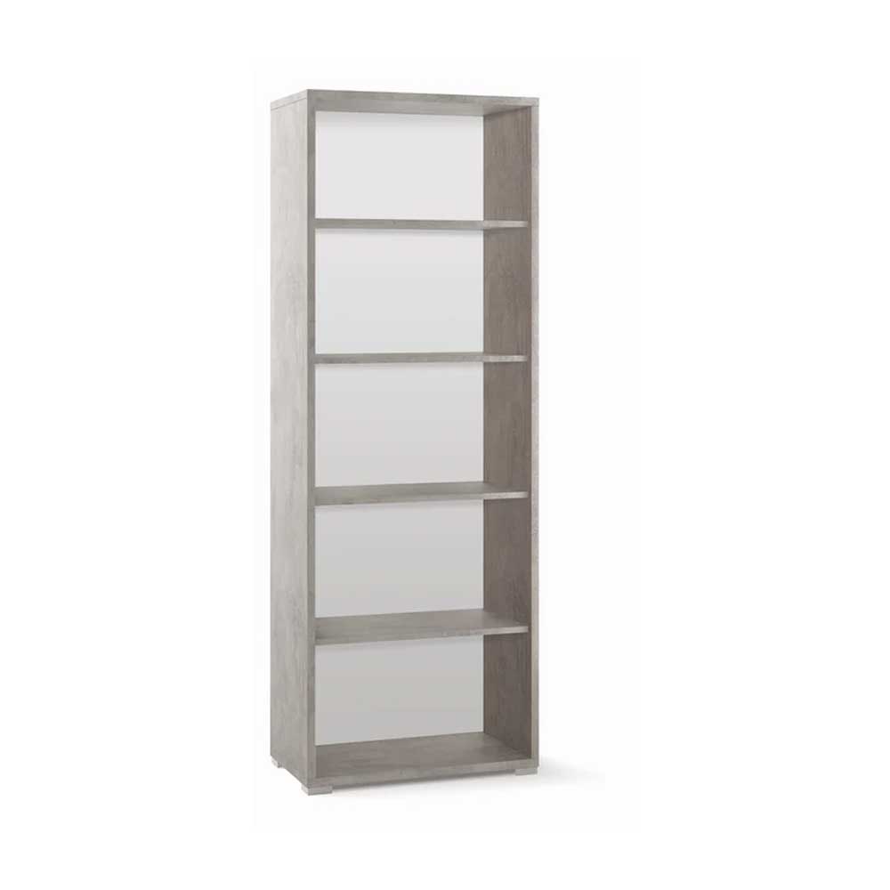 Libreria a giorno con 4 ripiani di cui 2 regolabili finitura Cemento by Sarmog by CeramicStore | Lo specialista del tuo bagno