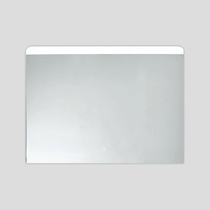 Specchio rettangolare con striscia led integrata in alto accensione touch 100x60h cm by CeramicStore | Lo specialista del tuo bagno