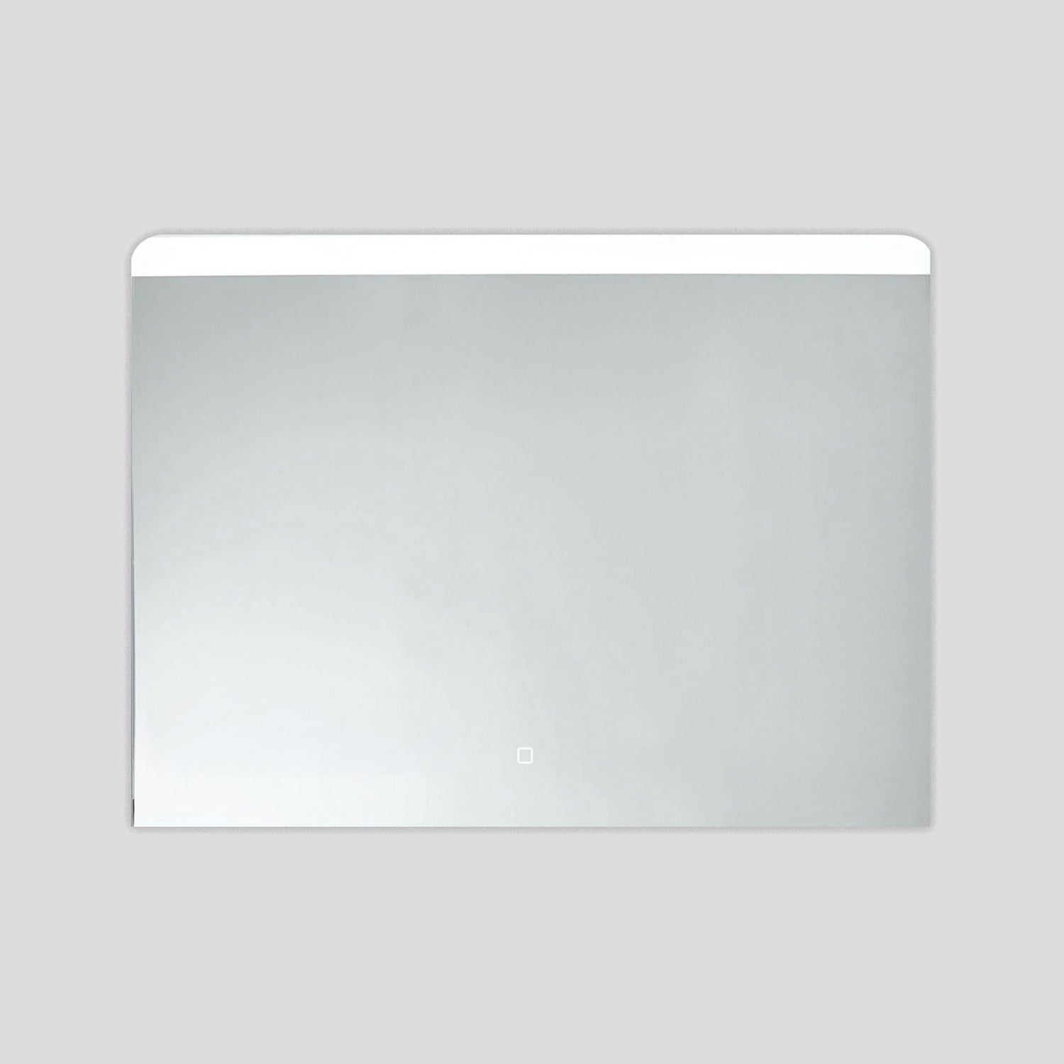 Specchio rettangolare con striscia led integrata in alto accensione touch 100x70h cm by CeramicStore | Lo specialista del tuo bagno