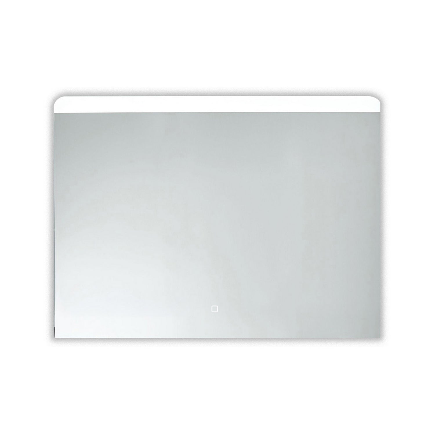 Specchio rettangolare con striscia led integrata in alto accensione touch 100x70h cm by CeramicStore | Lo specialista del tuo bagno