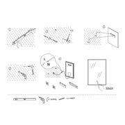 Specchio irregolare con led integrato accensione touch 80x45h cm by CeramicStore | Lo specialista del tuo bagno