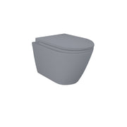Sanitari sospesi cm 52x36 mod. Sensation wc rimless+bidet+sedile soft close Grigio Opaco