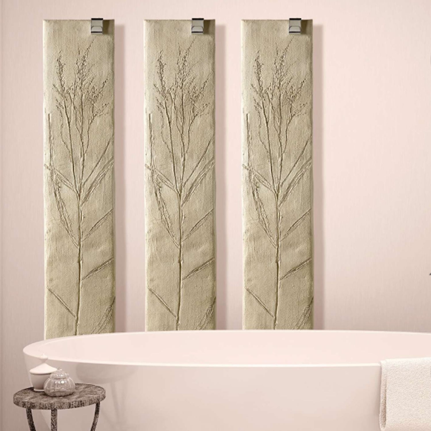 Termoarredo elettrico a piastra modello Ginko 110x30 cm - Bianco by CeramicStore | Lo specialista del tuo bagno