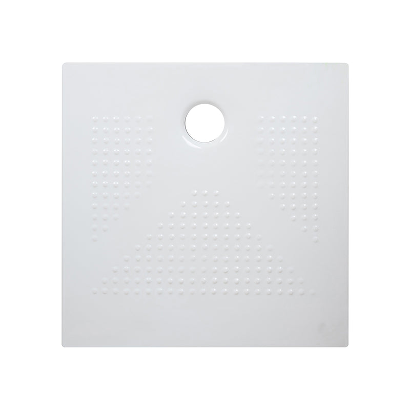 Piatto doccia quadrato in ceramica DocciaGo 80x80 cm - Bianco opaco by CeramicStore | Lo specialista del tuo bagno