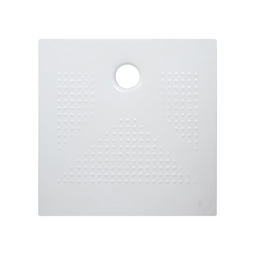 Piatto doccia quadrato in ceramica DocciaGo 80x80 cm - Bianco opaco by CeramicStore | Lo specialista del tuo bagno