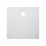 Piatto doccia quadrato in ceramica DocciaGo 90x90 cm - Bianco opaco