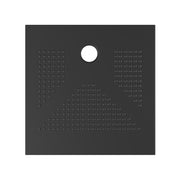 Piatto doccia quadrato DocciaGo 80x80 cm in ceramica - Nero opaco by CeramicStore | Lo specialista del tuo bagno