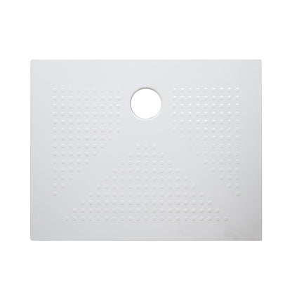 Piatto doccia rettangolare in ceramica DocciaGo 80x120 cm - Bianco lucido by CeramicStore | Lo specialista del tuo bagno