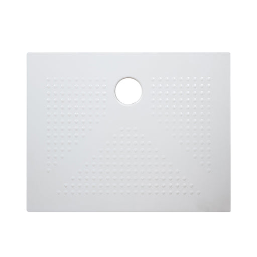 Piatto doccia rettangolare in ceramica DocciaGo 80x100 cm - Bianco opaco by CeramicStore | Lo specialista del tuo bagno