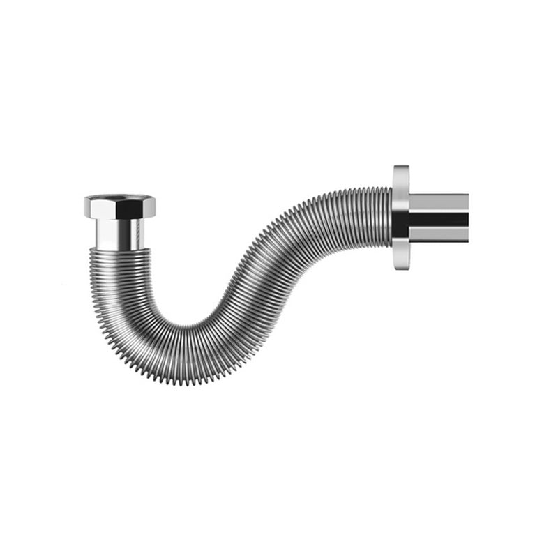 Sifone flessibile ed estensibile 30-45 cm con piletta click clack in ottone per lavabi senza troppo pieno by CeramicStore | Lo specialista del tuo bagno