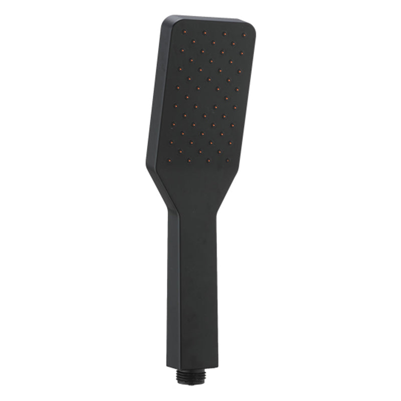 Doccetta monogetto in Abs con ugelli anticalcare modello SquareBlack colore nero by CeramicStore | Lo specialista del tuo bagno