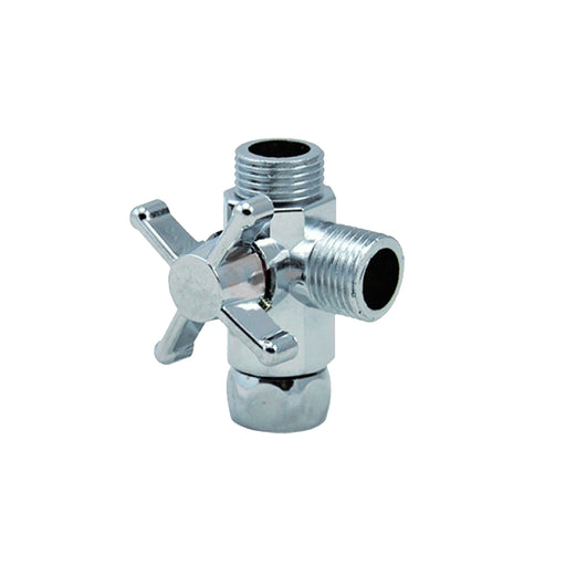 Deviatore doccia in ottone cromato con manopola - Attacco 1/2'' by CeramicStore | Lo specialista del tuo bagno