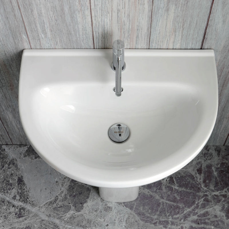 Lavabo Lavandino Sospeso modello Grace 55 Ceramica Globo by CeramicStore | Lo specialista del tuo bagno