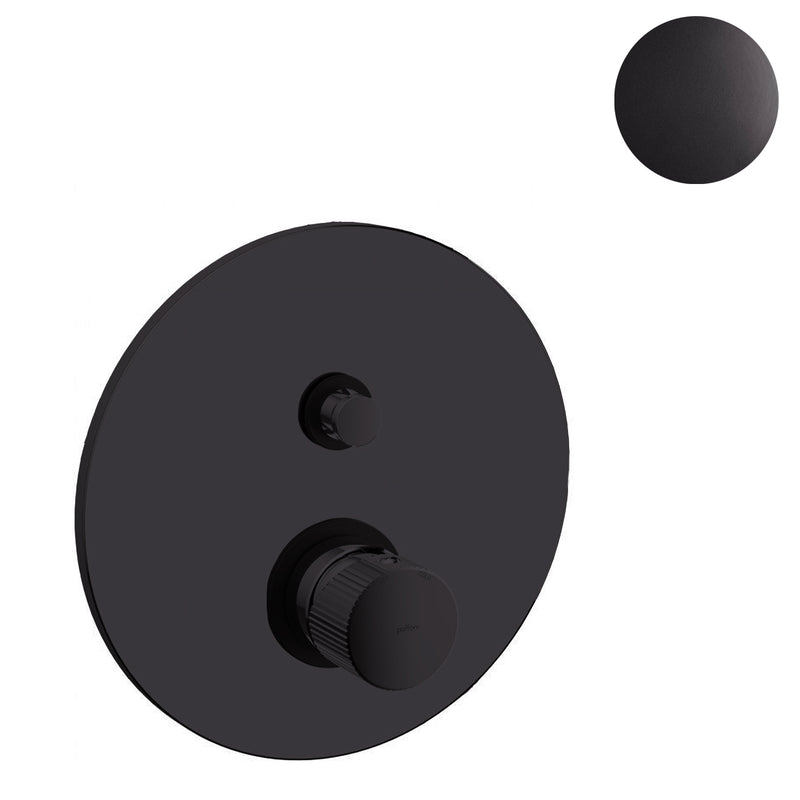 Miscelatore doccia con deviatore a pulsante 2 uscite Paffoni Jo Nero Opaco by CeramicStore | Lo specialista del tuo bagno