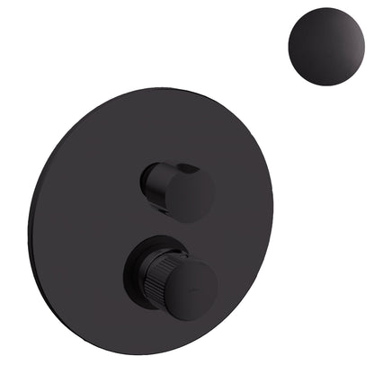 Miscelatore doccia con deviatore meccanico 3 uscite Paffoni Jo Nero Opaco by CeramicStore | Lo specialista del tuo bagno