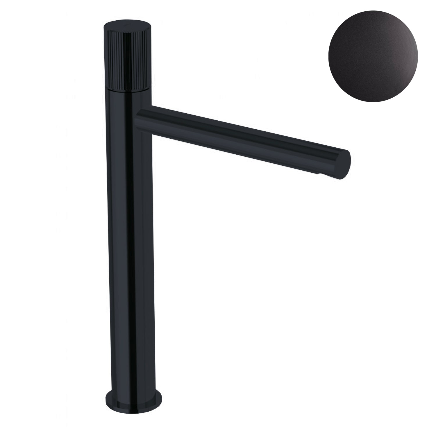 Miscelatore alto lavabo con scarico click clack Paffoni Jo Nero Opaco by CeramicStore | Lo specialista del tuo bagno