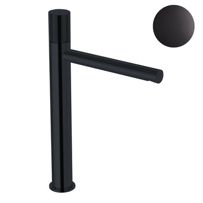 Miscelatore alto lavabo con scarico click clack Paffoni Jo Nero Opaco by CeramicStore | Lo specialista del tuo bagno