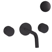 Miscelatore lavabo a muro con bocca cm 24,5 Paffoni Jo Nero Opaco by CeramicStore | Lo specialista del tuo bagno
