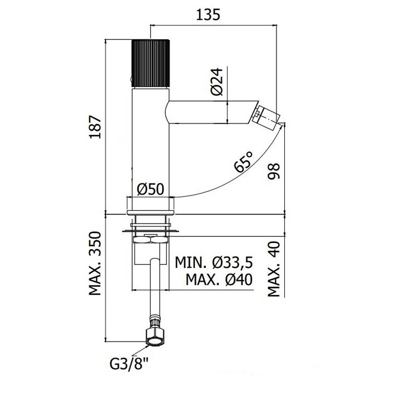 Set di miscelatori lavabo-bidet-doccia Paffoni Jo Nero Opaco by CeramicStore | Lo specialista del tuo bagno