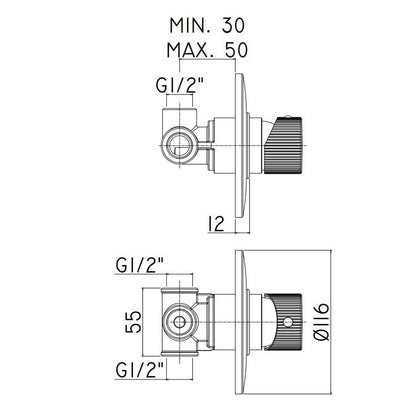 Set di miscelatori lavabo-bidet-doccia Paffoni Jo Nero Opaco by CeramicStore | Lo specialista del tuo bagno