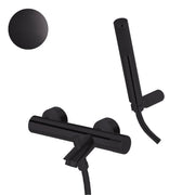 Set di miscelatori lavabo alto-bidet-vasca con doccetta Paffoni Jo Nero Opaco by CeramicStore | Lo specialista del tuo bagno