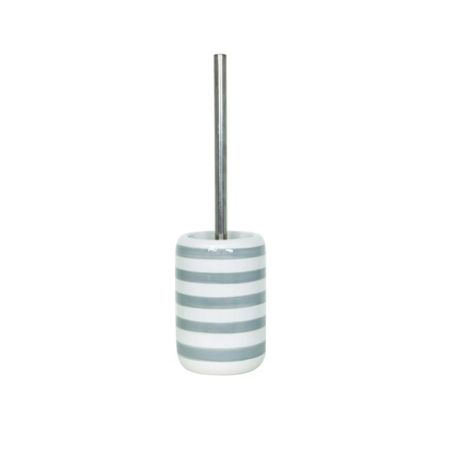 Porta Scopino in ceramica di colore bianco/grigio collezione DELIA by CeramicStore | Lo specialista del tuo bagno