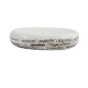 Porta Sapone in ceramica mattone beige collezione CARAMIDA