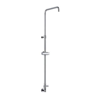 Colonna doccia C40 regolabile con soffione Linz e presa acqua a muro by CeramicStore | Lo specialista del tuo bagno