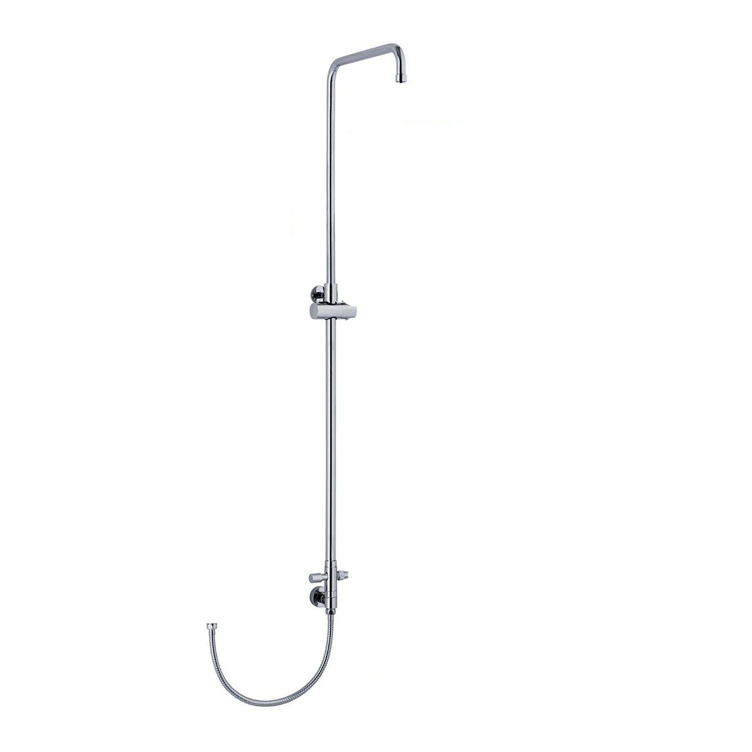 Colonna doccia C40 regolabile con deviatore e attacco flessibile by CeramicStore | Lo specialista del tuo bagno