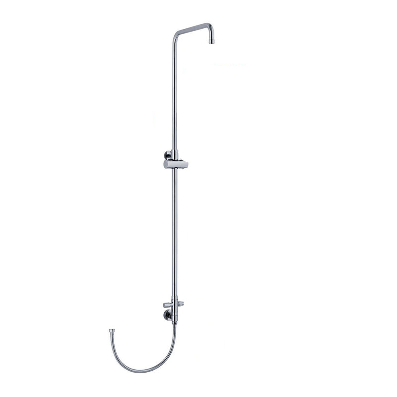 Colonna doccia C40 regolabile con soffione Vienna e attacco flessibile by CeramicStore | Lo specialista del tuo bagno