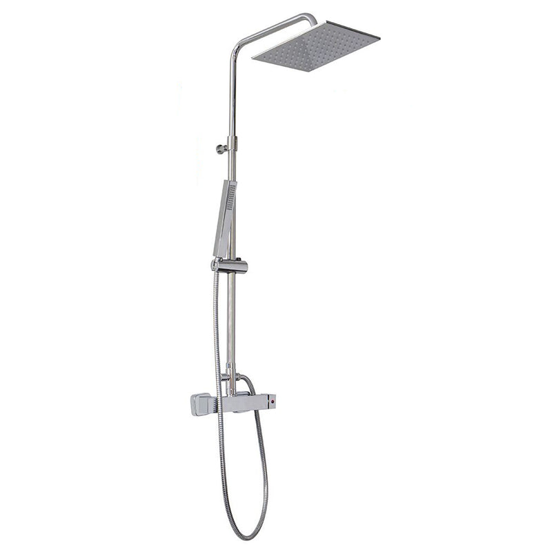 Colonna doccia C40 regolabile con soffione Calais e deviatore MX1Q by CeramicStore | Lo specialista del tuo bagno