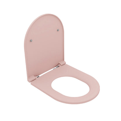 Copriwater Soft Close per vaso sospeso BathCore serie Infinity color Salmone Opaco