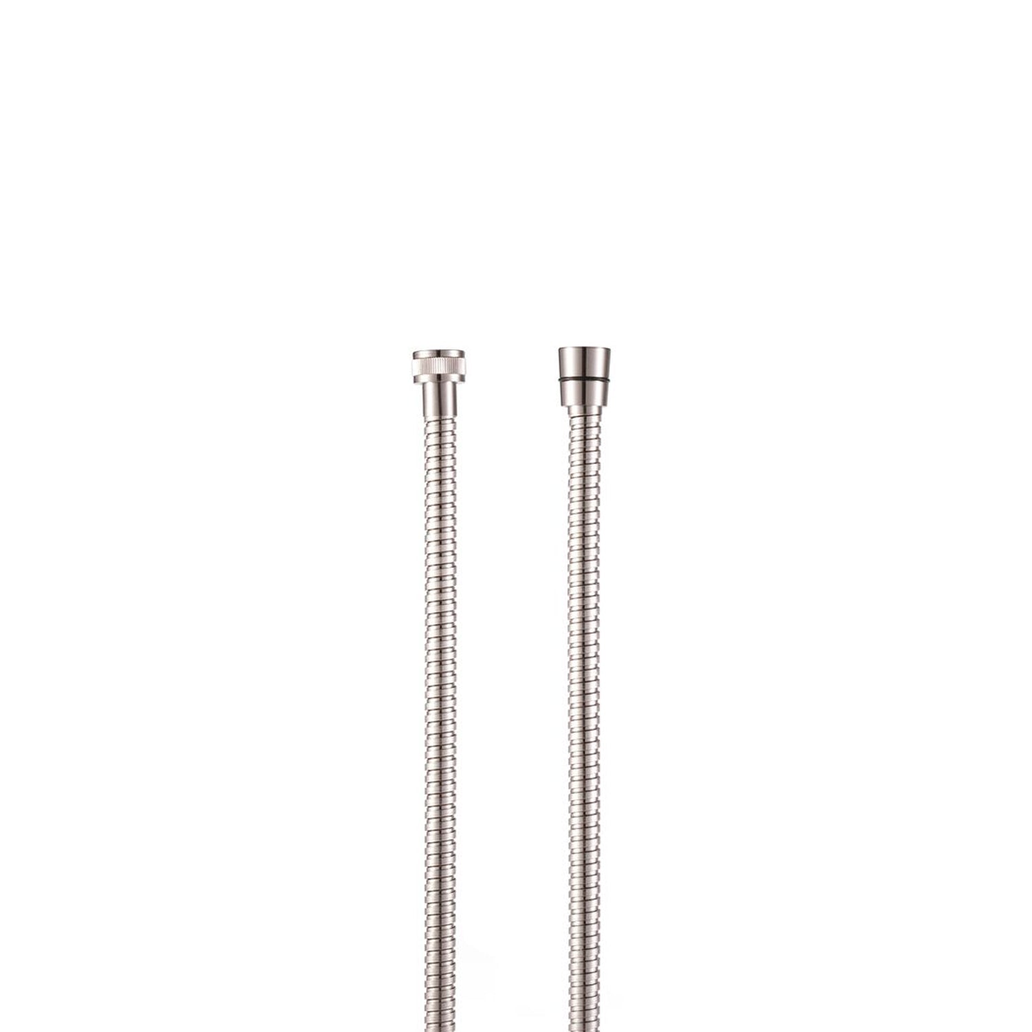 Flessibile doccia a doppia aggraffatura 120cm nichel spazzolato opaco by CeramicStore | Lo specialista del tuo bagno