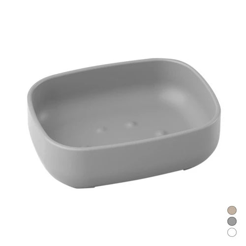 Porta sapone pod grigio cm 11 5 x h. 3 x 9