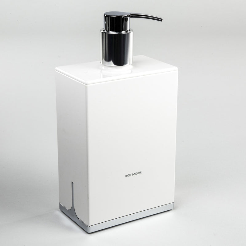 Dispenser da appoggio in policarbonato Koh-i-Noor LEM colore bianco by CeramicStore | Lo specialista del tuo bagno